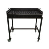 Gratar 70x42x85 pe 2 nivele pe cadru cu roti  Gratar 70x42x85 pe 2 nivele pe cadru cu roti