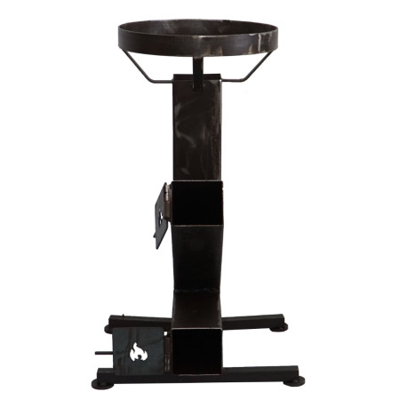 Soba de gatit cu lemne, latura 100 mm, tabla 3 mm