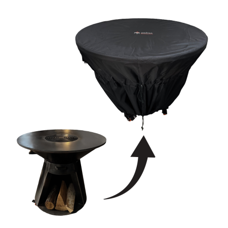 Husa impermeabila pentru gratar cu plita, diametru de 100 cm